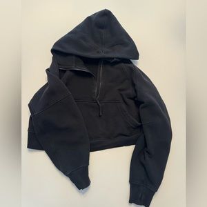 Lululemon Scuba Oversized Half-Zip Hoodie Black M/L